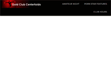 Tablet Screenshot of goldclubcenterfolds.com